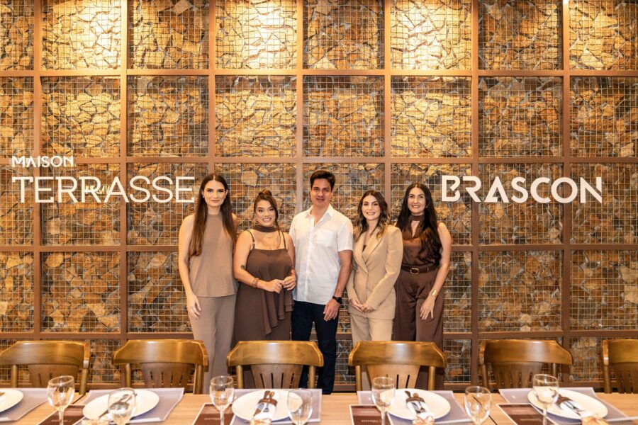 Equipe Brascon do evento de pré-lançamento do Maison Terrasse em João Pessoa PB